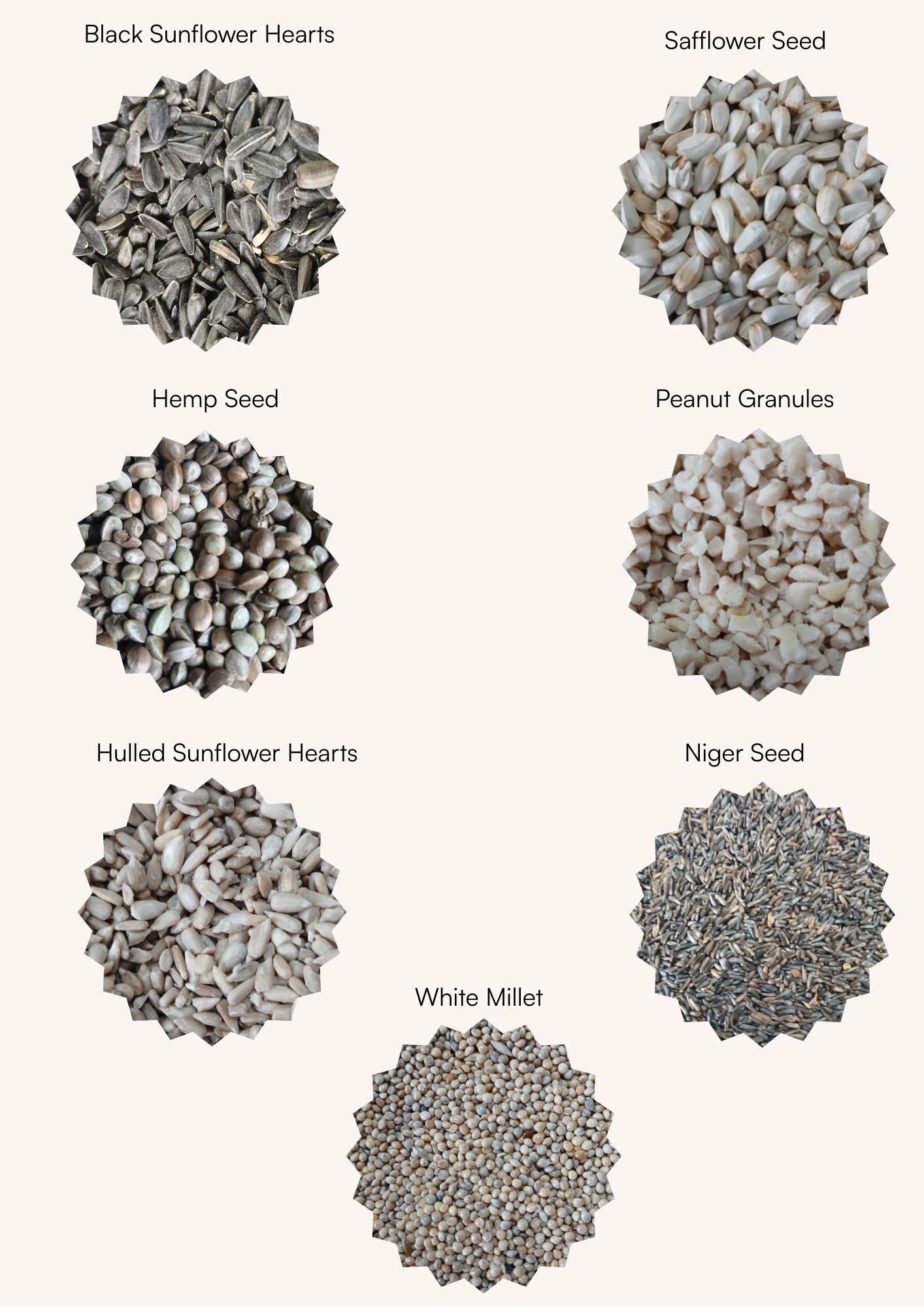 Premium seasonal bird seed mix