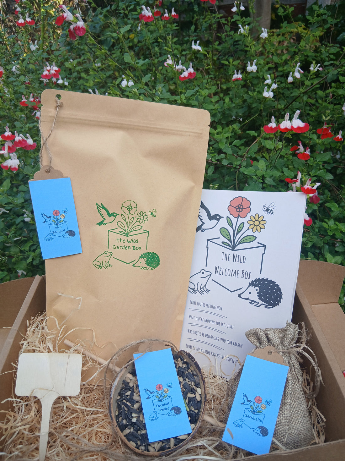 The Wild Welcome Box – A wildlife Gift Box to Attract Wildlife to Your Garden