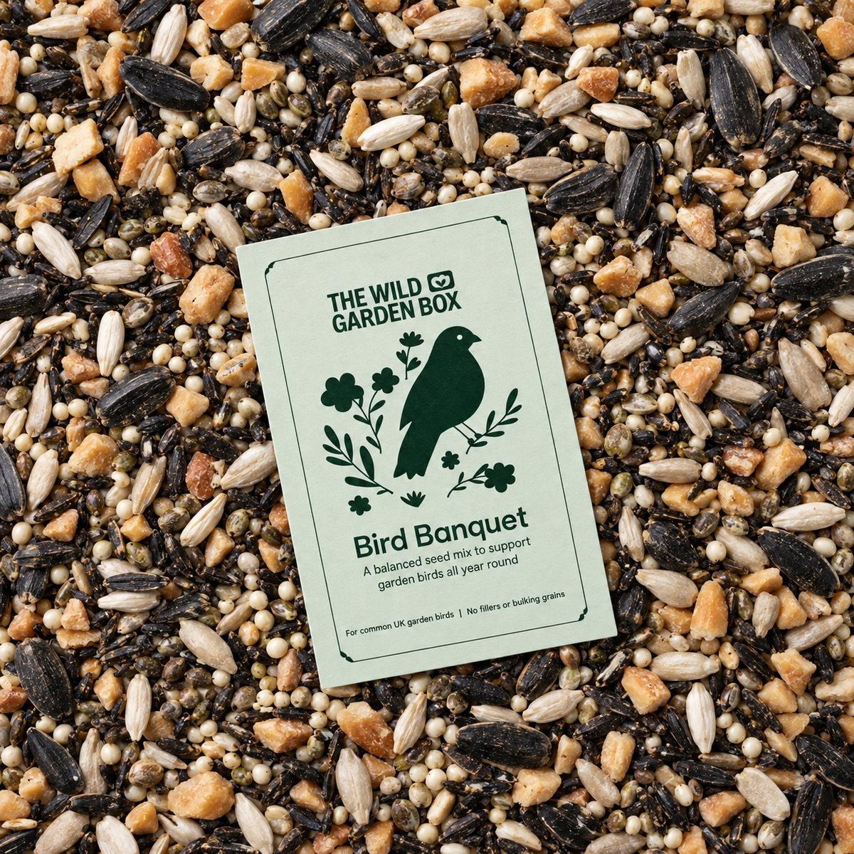 Premium seasonal bird seed mix