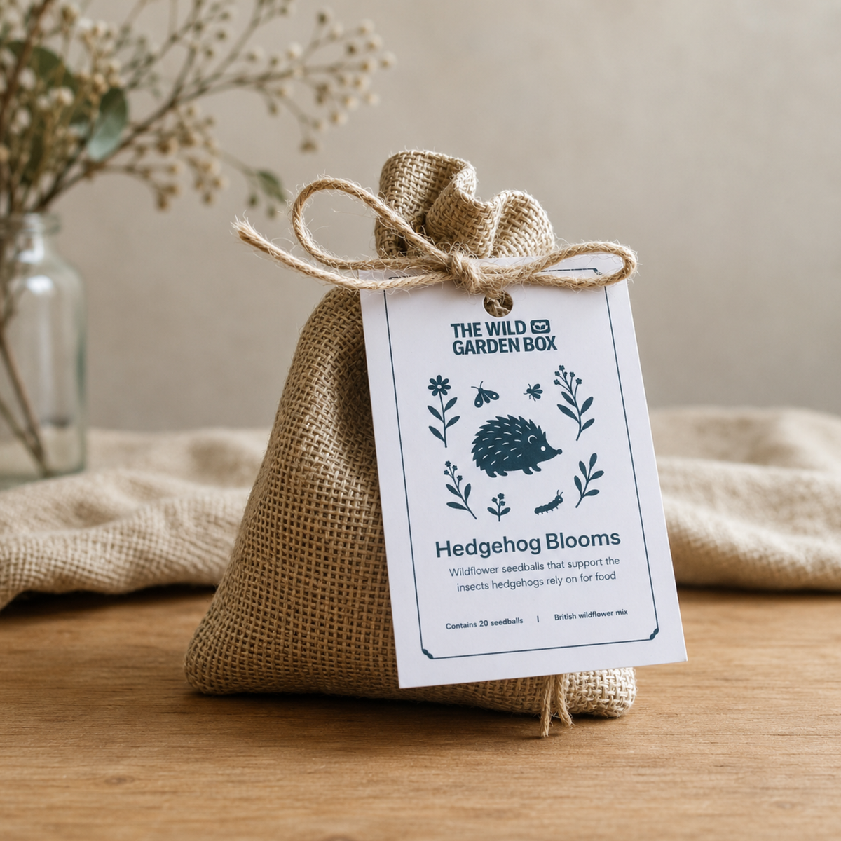 The Hedgehog and Blooms Box